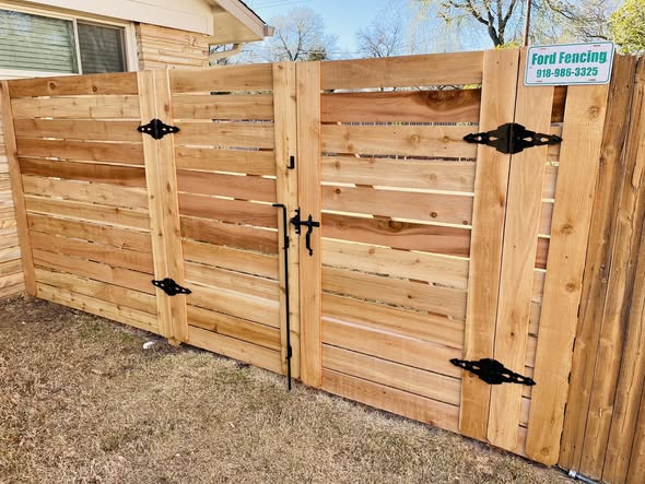 Cedar fence