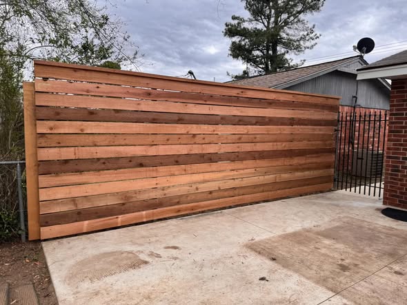 Cedar fence