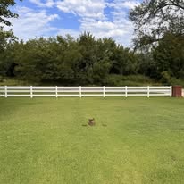 Vinyl fence