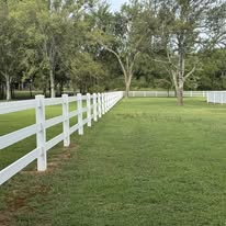 Vinyl fence