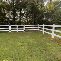 Vinyl fence
