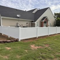 Vinyl fence