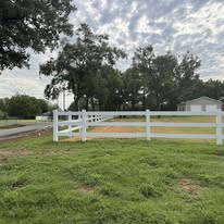 Vinyl fence